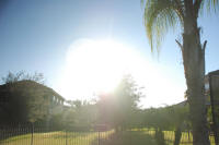 Sunrise over Tampa, Florida during a Rare Hybrid Solar Eclipse on 3 November 2013